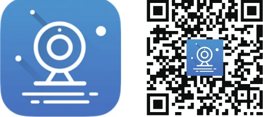 Ikona aplikace EseeCloud a QR kód ke stažení