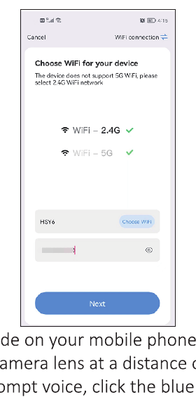 صفحه انتخاب Wi-Fi برای دستگاه شما
